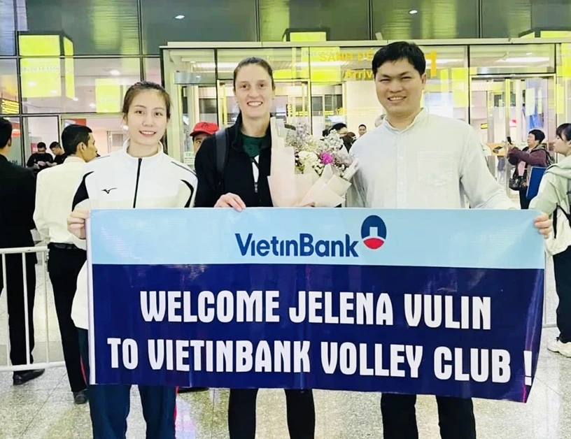 Đội nữ Ngân hàng Công Thương đã có được ngoại binh Jelena Vulin được đánh giá có chuyên môn tốt. Ảnh: MINH TÂM