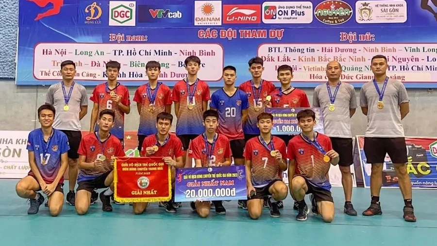 Đội Thể Công Tân Cảng là 1 trong những nơi khẳng định được công tác đào tạo tốt VĐV trẻ nhiều năm qua. Ảnh: TCTC the cong 1.jpg