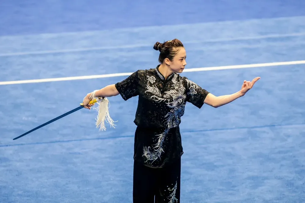 Tuyển thủ Dương Thúy Vi có suất tham dự World Games 2025 và đứng trước cơ hội bảo vệ tấm HCV đã có từ năm 2022. Ảnh: DŨNG PHƯƠNG
