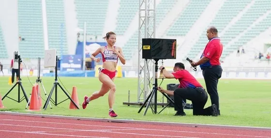 Nguyễn Thị Oanh sẽ thi đấu nội dung 5.000m nữ vào ngày cuối 31-5 tại Hàn Quốc. Ảnh: MINH MINH
