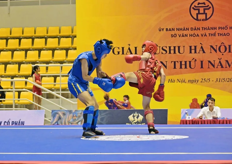 Lần đầu tiên, võ sĩ wushu được thêm giải đấu thành tích cao (ngoài hệ thống quốc gia). Ảnh: MINH MINH IMG_5401.jpg
