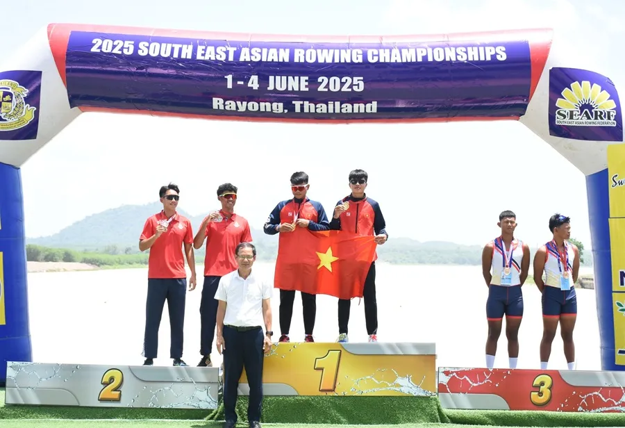 VĐV Việt Nam được thêm cơ hội nắm bắt địa điểm thi đấu trước khi sẵn sàng tham gia SEA Games 33-2025. Ảnh: RCAT thai1.jpg