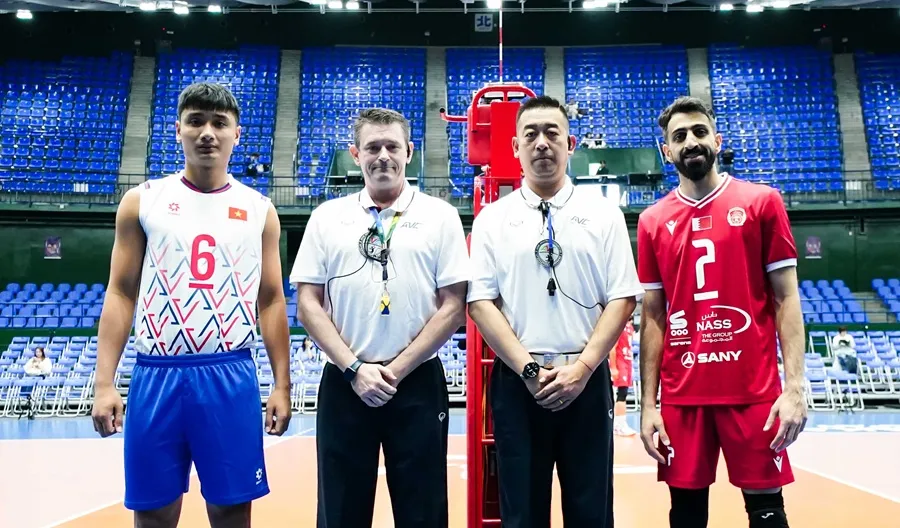 Văn Hiệp (6) vắng mặt đáng tiếc tại AVC Nations Cup 2025. Ảnh: AVC bc1.jpg