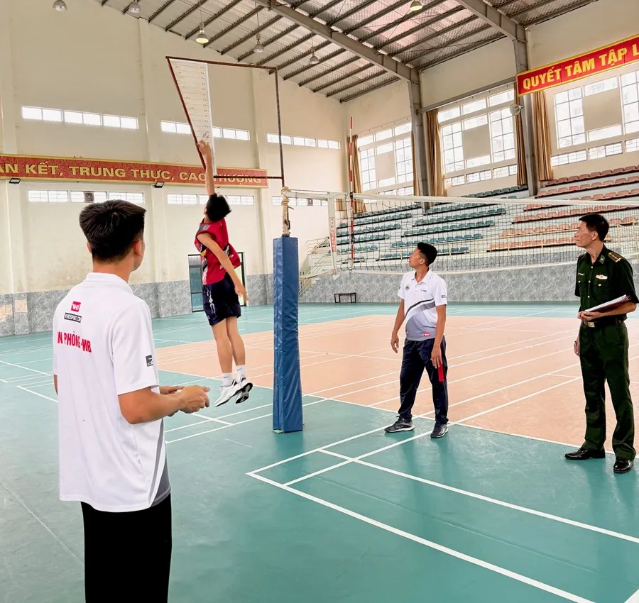 Các buổi kiểm tra đều cố gắng tìm ra nhân tố tốt nhất cho tương lai. Ảnh: MINH MINH IMG_5665.jpg