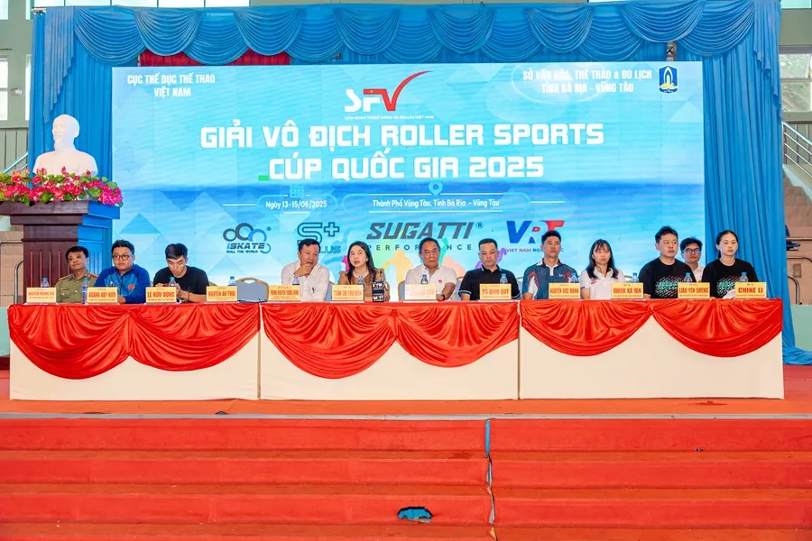 Ban tổ chức giải đánh giá chất lượng chuyên môn của VĐV đạt được nhiều kĩ thuật khó mang lại sự cạnh tranh hấp dẫn. Ảnh: SFV IMG_5813.JPG