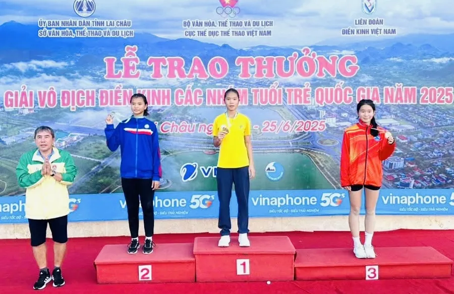 Điền kinh trẻ TPHCM ghi nhận các kết quả thi đấu tốt tại Lai Châu năm nay. Ảnh: TRỊNH ĐỨC IMG_6014.jpg