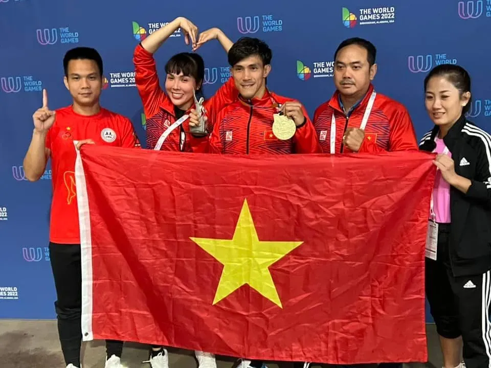 Võ sĩ muay Nguyễn Trần Duy Nhất đã có suất dự World Games 2025. Ảnh: WG2022