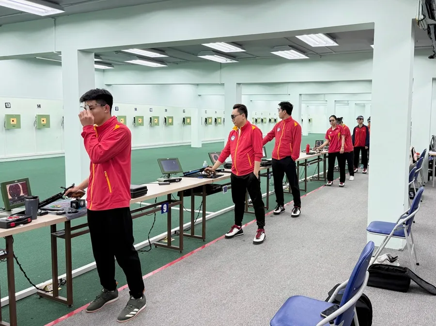 Bắn súng là môn đã có nội dung từng giành HCV Olympic cho thể thao Việt Nam nên vẫn được đầu tư tập trung nhất. Ảnh: MINH MINH