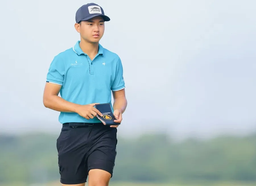 Anh Minh có kết quả đáng ghi nhận tới lúc này tại Mỹ. Ảnh: USGA IMG_6704.jpg