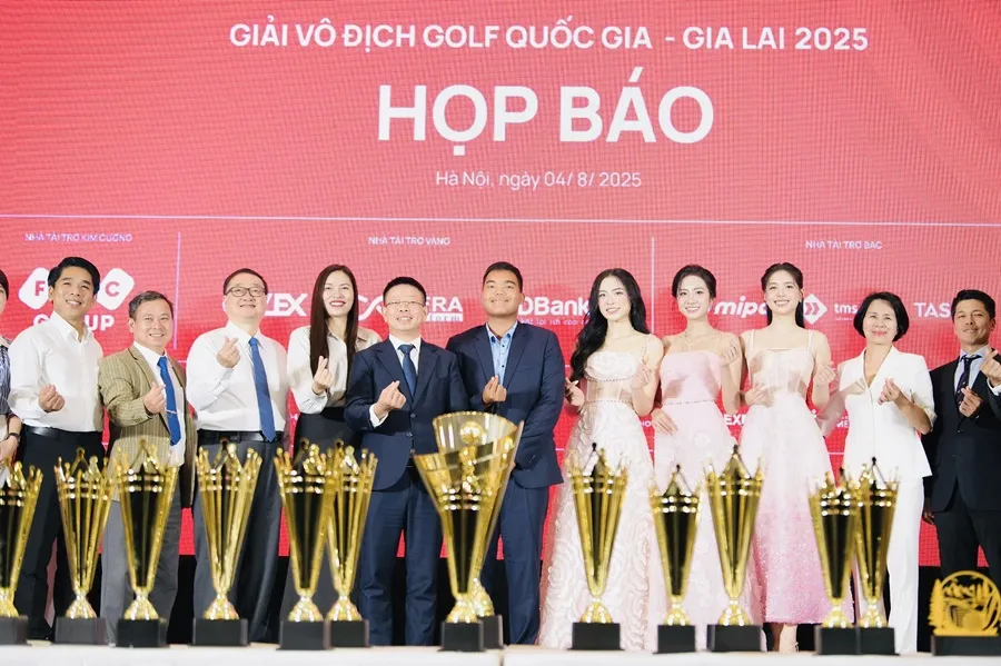 Ban tổ chức đã công bố chương trình Giải golf vô địch quốc gia 2025. Ảnh: NHƯ Ý IMG_6983.jpg
