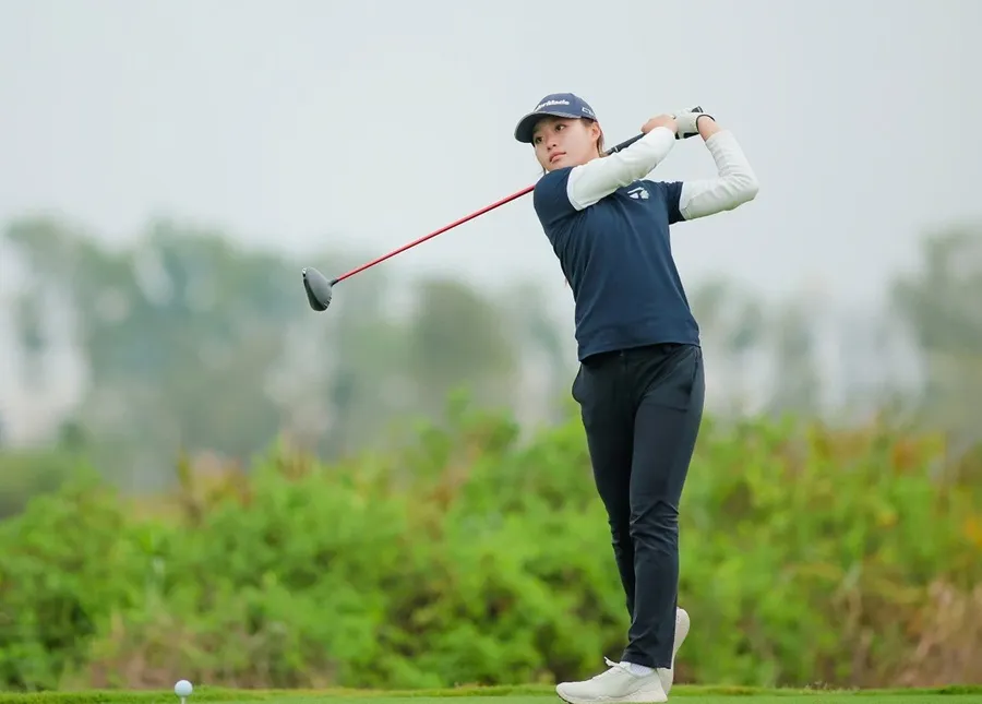 Lê Chúc An là golfer nữ đang có phong độ tốt và được suất SEA Games 33-2025. Ảnh: VGA an.jpg