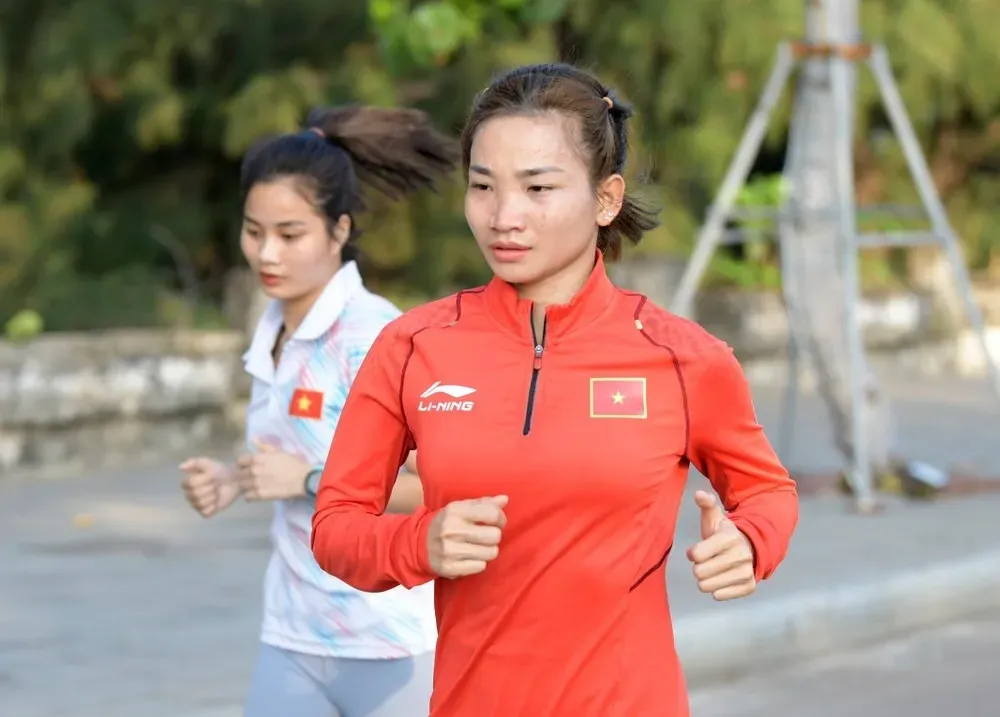 Nguyễn Thị Oanh sẽ là VĐV đội điền kinh Bắc Ninh thi đấu giải vô địch quốc gia năm nay. Ảnh: NHƯ Ý