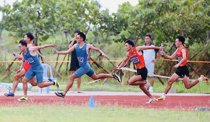 VĐV điền kinh cả nước đang tranh tài tại Đà Nẵng. Ảnh: HOÀNG TÙNG