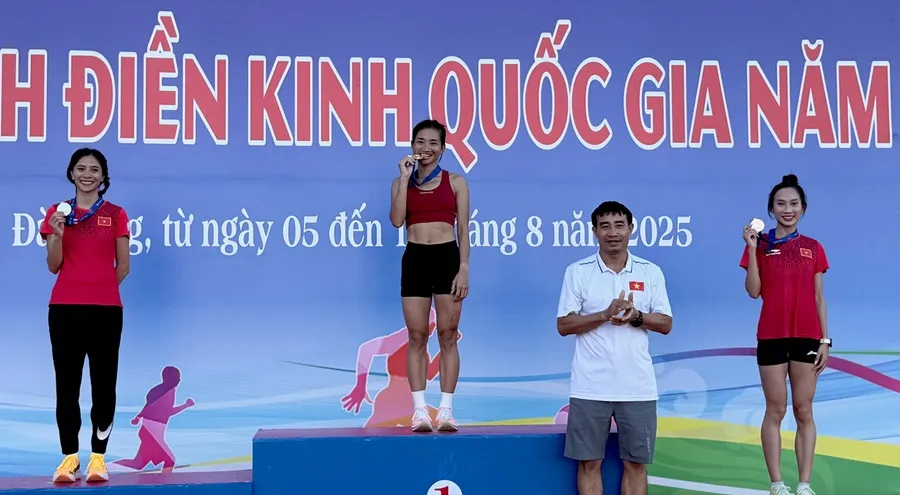 Nguyễn Thị Oanh tin tưởng sẽ đạt kết quả tốt tại SEA Games 33-2025 sắp tới. Ảnh: MINH MINH
