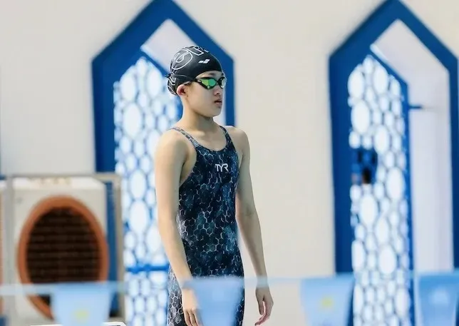 Nguyễn Thúy Hiền giành suất dự giải bơi vô địch trẻ thế giới 2025. Ảnh: ĐỨC CƯỜNG