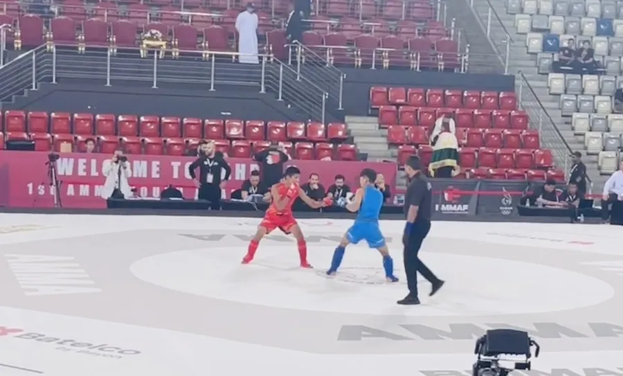 Tuyển thủ trẻ MMA Việt Nam thi đấu tại giải lần này. Ảnh: TỐNG HÒA