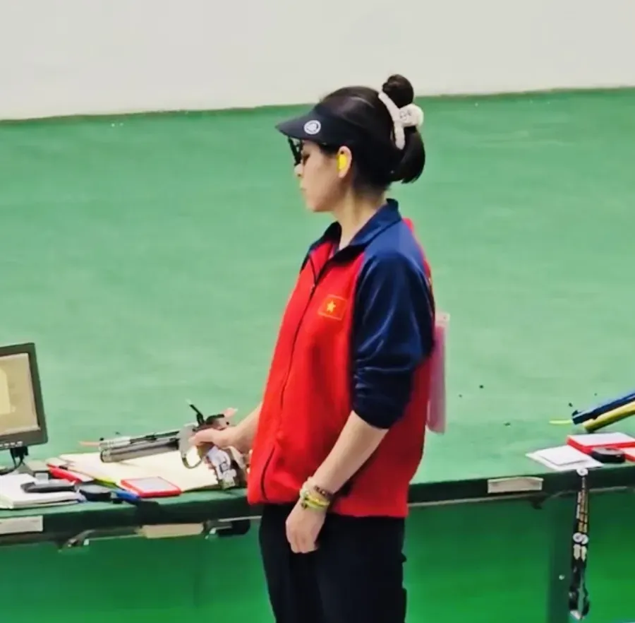 Trịnh Thu Vinh đứng hạng 7 tại giải đấu ở Trung Quốc. Ảnh: MINH MINH