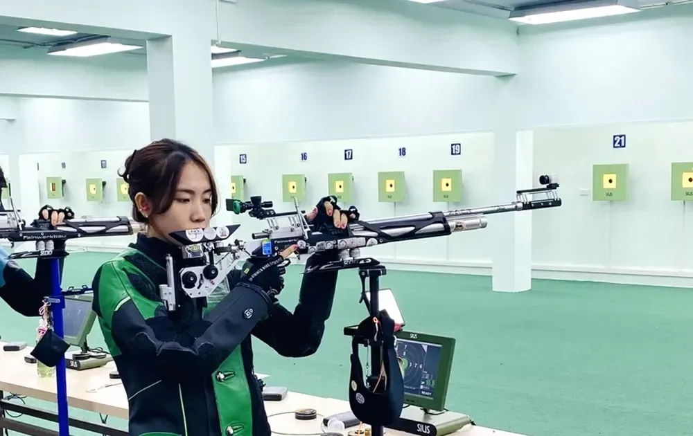 Xạ thủ Lê Thị Mộng Tuyền không giành được huy chương tại ISSF World Cup 2025 ở Trung Quốc. Ảnh: MINH MINH