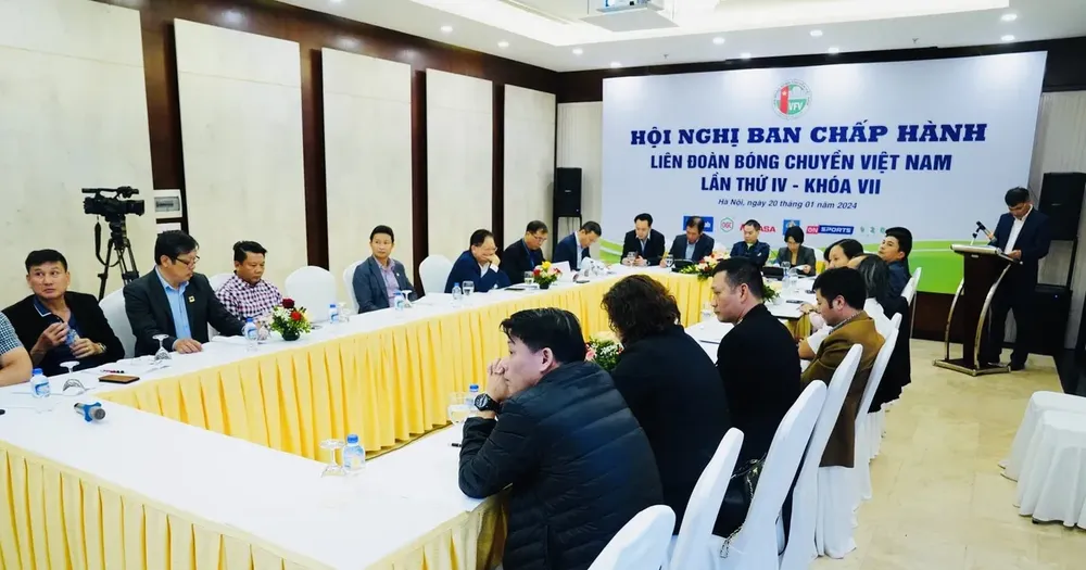 Liên đoàn bóng chuyền Việt Nam có những quyết định quan trọng ở ngày 11-9 vừa qua. Ảnh: VFV