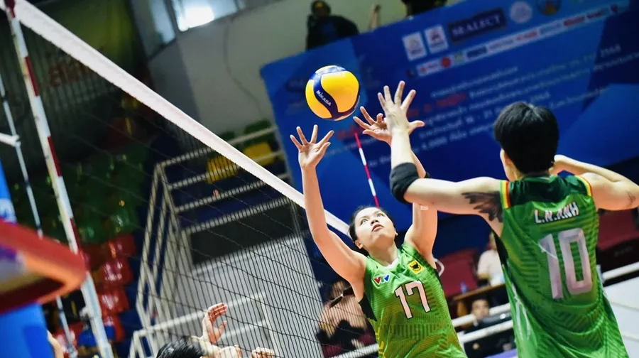 Đội VTV Bình Điền Long An thua trận tại Thái Lan. Ảnh: SMM