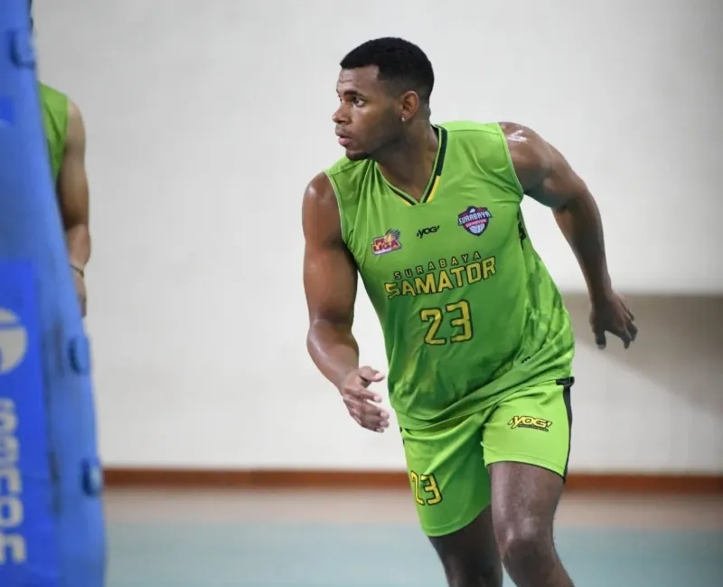 Ngoại binh Yaisel Punales của đội nam Ninh Bình tại giai đoạn 2 giải vô địch quốc gia 2025. Ảnh: YAISEL 