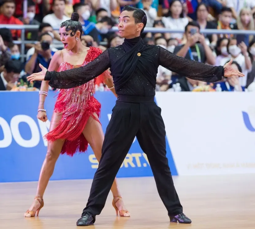 Các VĐV hàng đầu của khiêu vũ thể thao sẽ thi đấu giải vô địch quốc gia 2025. Ảnh: MINH MINH