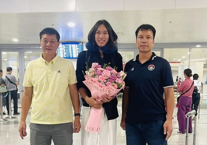 Ngoại binh Thái Lan đã chính thức gia nhập đội bóng chuyền nam Hà Tĩnh. Ảnh: ĐĂNG THÀNH