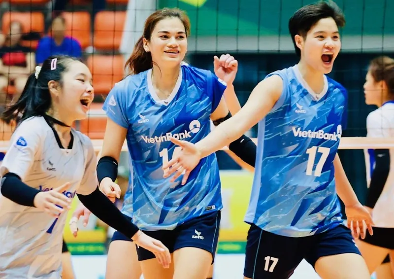 Ngân hàng Công Thương tiếp tục thi đấu tại lượt trận thứ 3 của giải. Ảnh: DŨNG PHƯƠNG