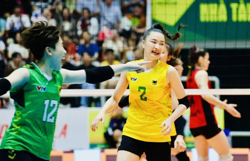 Đội VTV Bình Điền Long An sẽ thi đấu trận chung kết trong ngày 16-10. Ảnh: DŨNG PHƯƠNG