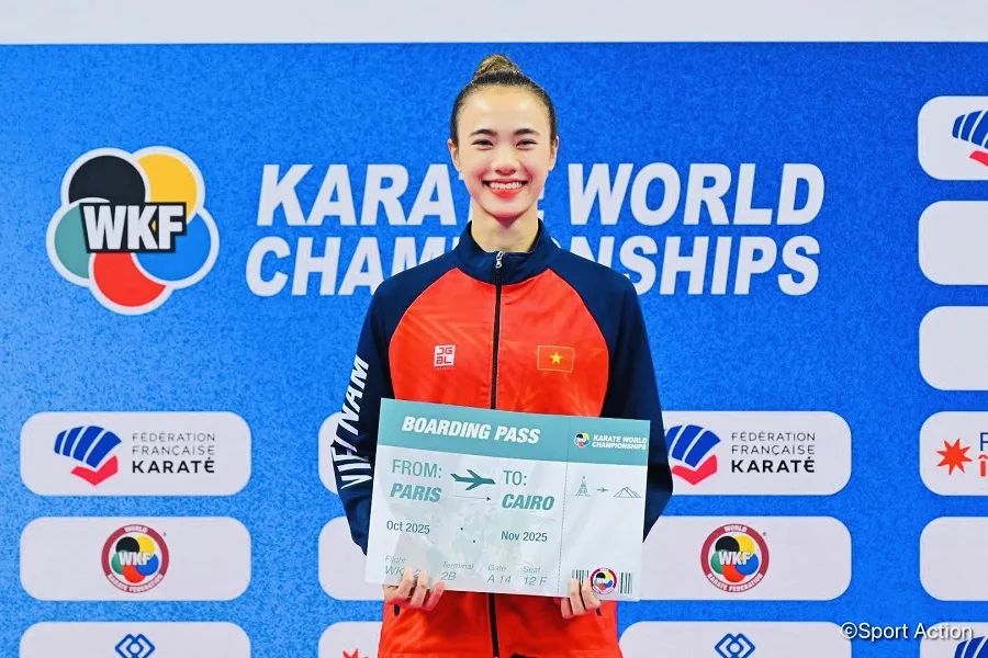 Nguyễn Thị Diệu Ly đã giành suất tham dự vòng chung kết giải thế giới 2025. Ảnh: WFK
