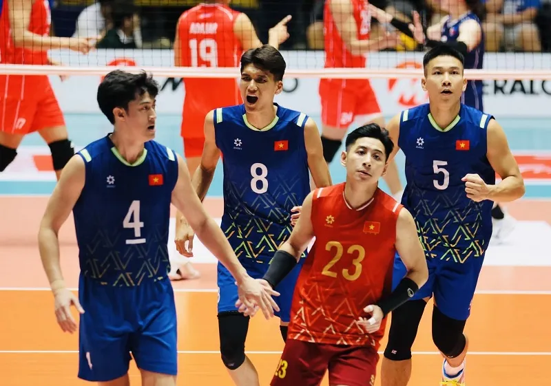 Đội tuyển bóng chuyền nam Việt Nam sẽ có người làm phân tích, nhập dữ liệu chuyên môn tại SEA Games 33-2025. Ảnh: AVC