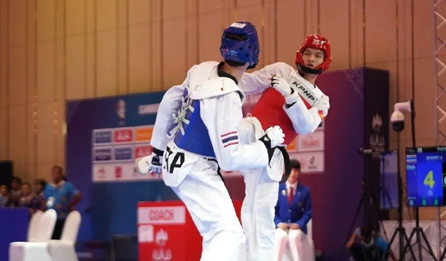 VĐV taekwondo Việt Nam sẽ được thưởng "nóng" cao nếu giành thành tích huy chương ở SEA Games 33-2025. Ảnh: ĐOÀN TTVN
