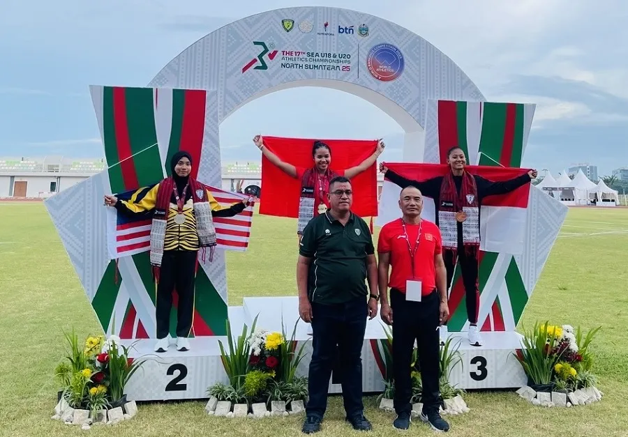 VĐV điền kinh trẻ Việt Nam đang đạt các kết quả tốt tại giải đấu ở Indonesia. Ảnh: MINH MINH