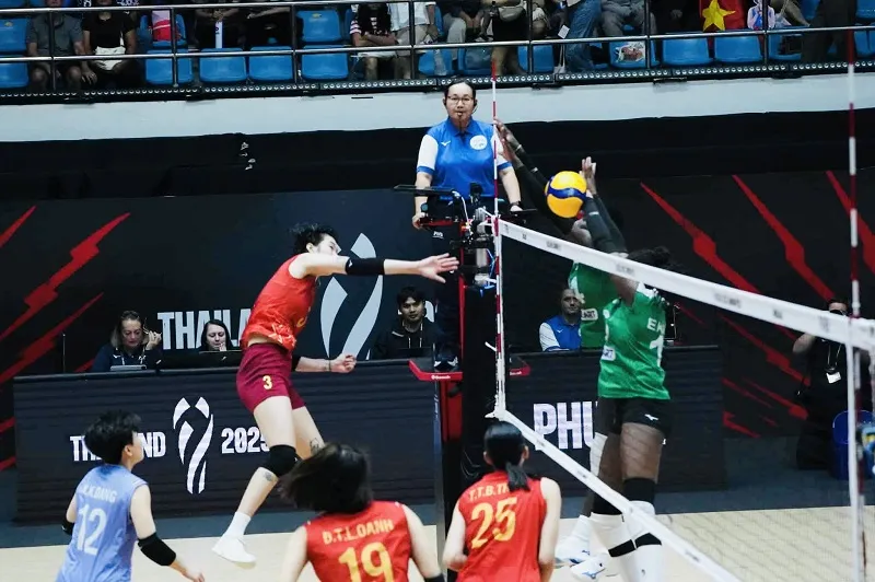 Trần Thị Thanh Thúy chắc chắn sẽ góp mặt tại SEA Games 33-2025 cùng đội tuyển bóng chuyền nữ Việt Nam. Ảnh: VFV