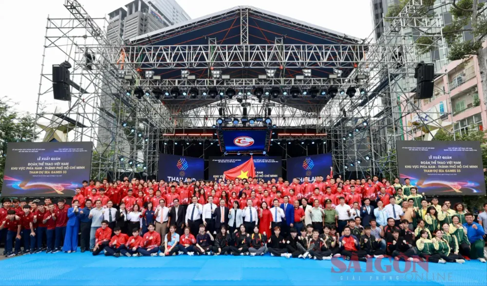 Sau Lễ xuất quân dành cho các VĐV khu vực phía Nam, Lễ xuất quân chính của Đoàn thể thao Việt Nam dự kiến tổ chức tại Hà Nội vào tuần tới. Ảnh: DŨNG PHƯƠNG