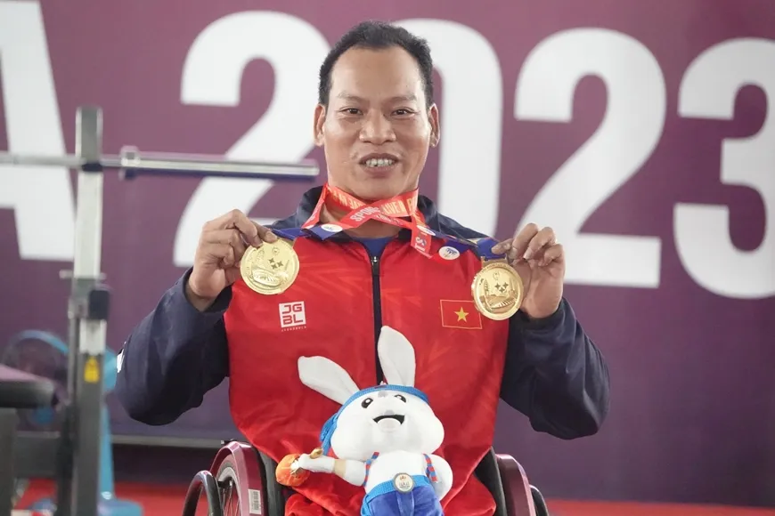 Thể thao người khuyết tật Việt Nam sẽ làm Lễ xuất quân tham dự ASEAN Para Games 2025 vào ngày 16-12. Ảnh: NAM TRUNG
