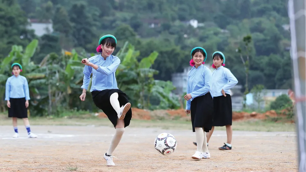 Những nữ cầu thủ ở Húc Động ảnh 4