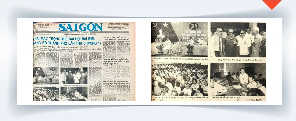 Trang 1, Báo SGGP ngày 5-5-1991 và một số hình ảnh về phiên khai mạc đại hội DH lan 5-1.jpg
