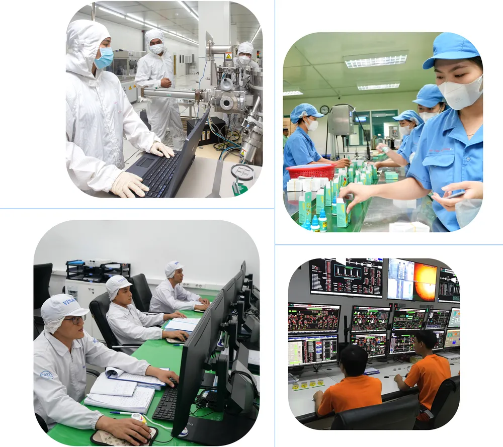 Hoạt động sản xuất tại nhà máy. Ảnh: HOÀNG HÙNG Bi thu Tran Luu Quang- kien tao TPHCM-hinh-2.jpg