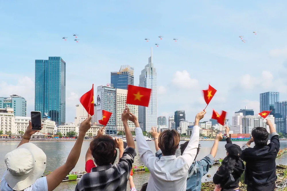 Hình ảnh tại đại lễ kỷ niệm 50 năm Ngày Giải phóng miền Nam, thống nhất đất nước. Ảnh: HOÀNG HÙNG P4220163_Original.jpg