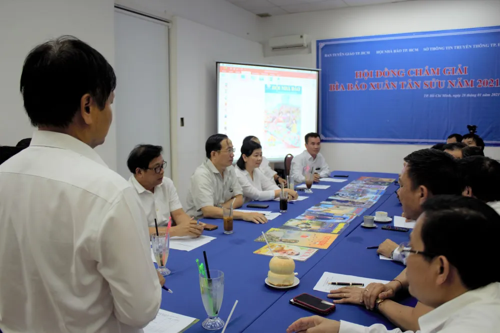 Báo Sài Gòn Giải Phóng đạt giải Ba bìa báo Xuân Tân Sửu 2021 ảnh 3