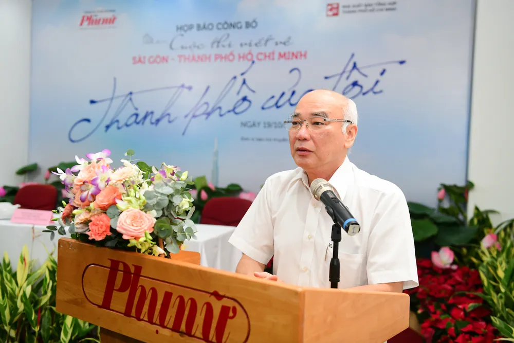 Đồng chí Phan Nguyễn Như Khuê, Trưởng Ban Tuyên giáo Thành ủy TPHCM, đã có những gợi ý và đề xuất thiết thực cho cuộc thi. Ảnh: BTC Đồng chí Phan Nguyễn Như Khuê, Trưởng Ban Tuyên giáo Thành ủy TPHCM, đã có những gợi ý và đề xuất thiết thực cho cuộc thi. Ảnh: BTC