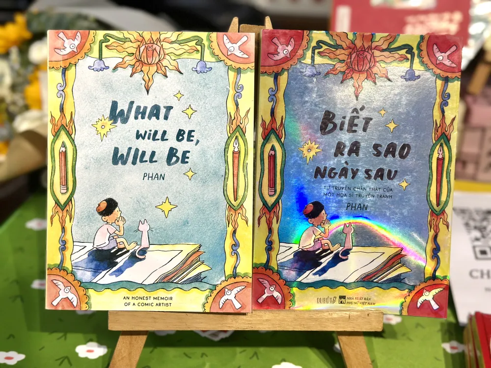 Ngoài phiên bản tiếng Việt, Du Bút còn thực hiện thêm phiên bản tiếng Anh của Biết ra sao ngày sau để mang đến các hội sách quốc tế IMG_4277.jpg