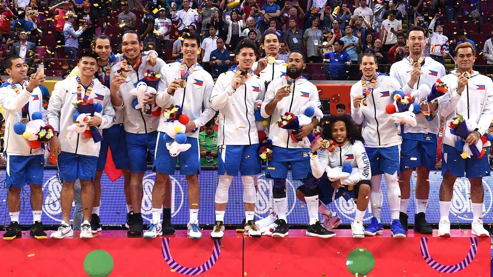 Bóng rổ Philippines quyết tâm bảo vệ huy chương vàng SEA Games