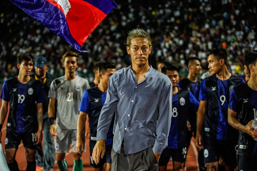 Keisuke Honda sẽ dẫn dắt U23 Campuchia đầy trẻ trung tại SEA Games 31