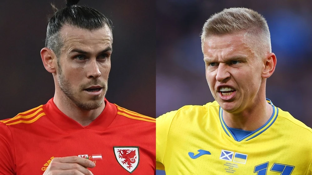 Gareth Bale chạm trán Zinchenko