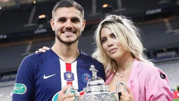 Icardi và Wanda hồi còn mặn nồng tại PSG