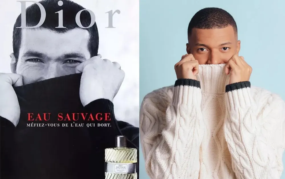Mbappe và tiền bối Zidane quảng cáo cho Dior Mbappe và tiền bối Zidane quảng cáo cho Dior