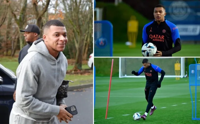 Mbappe trở lại PSG chỉ 72 tiếng sau thất bại tại Qatar