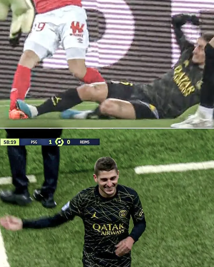 Tình huống vào bóng thô bạo của Verratti